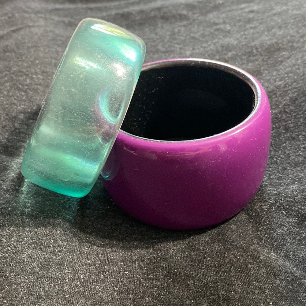 Various chunky bracelets